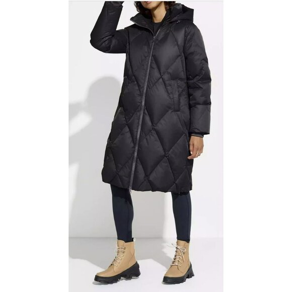 Mondetta Size Small Black Down Puffer Coat Zipper Sides Winter Jacket NWT - Picture 3 of 9